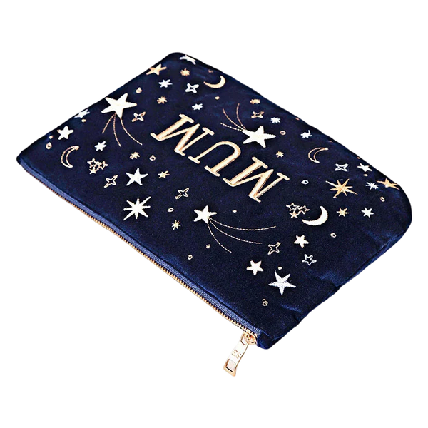 Elizabeth Scarlett Starry Sky - Mum Velvet Everyday Pouch