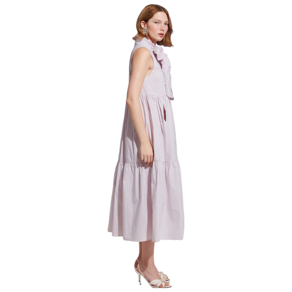 Sister Jane Wave Stripe Bow Maxi Dress