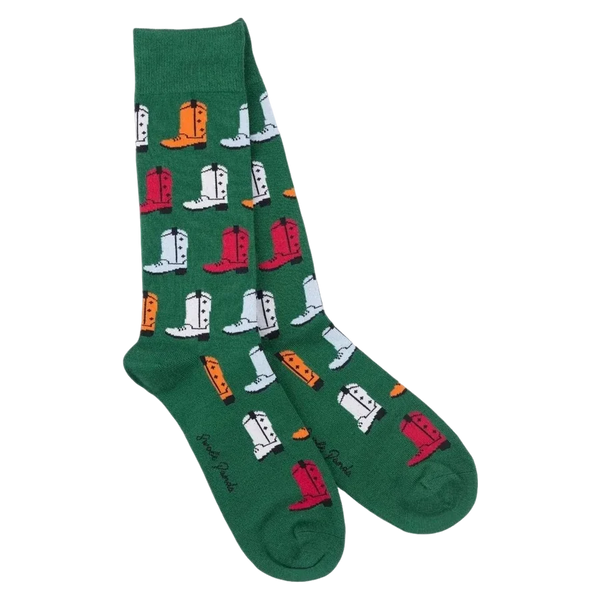 Swole Panda Patterned Bamboo Socks