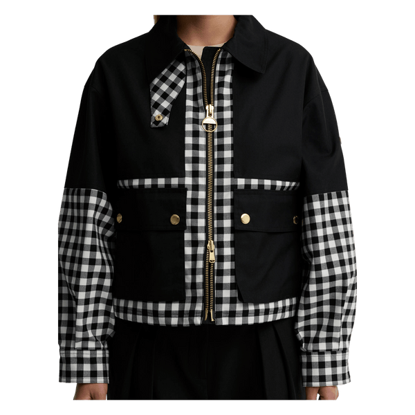 Barbour International Gabriette Check Showerproof Jacket