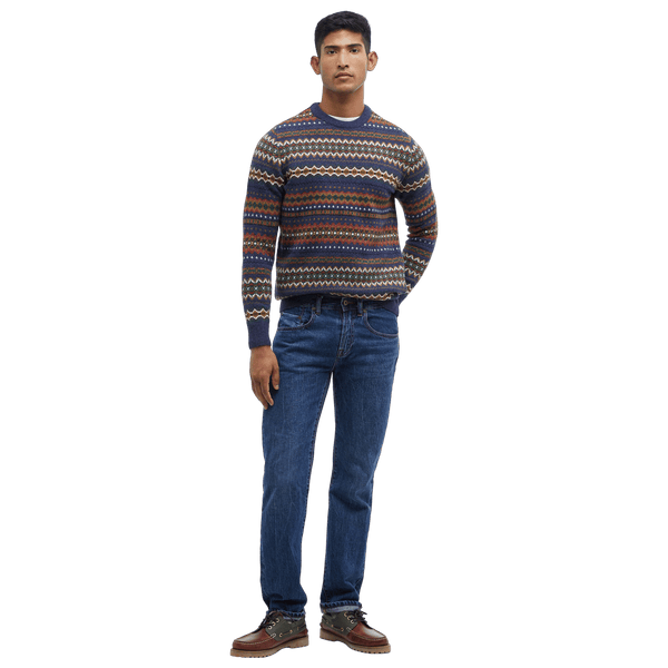 Barbour Case Fairisle Crew Neck Sweater