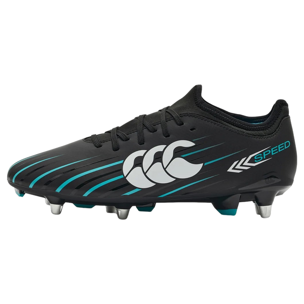 Canterbury Adult Unisex Speed Falcon 2.0 Team Soft Ground Boots Black
