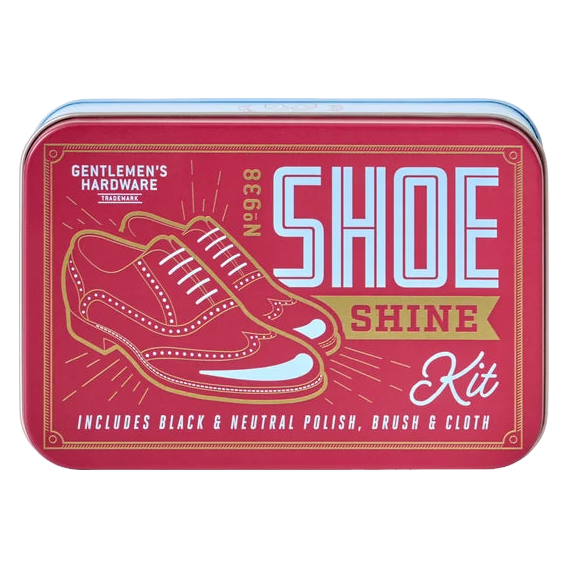 Gentlemen's Hardware Shoe Shine Kit In A Tin