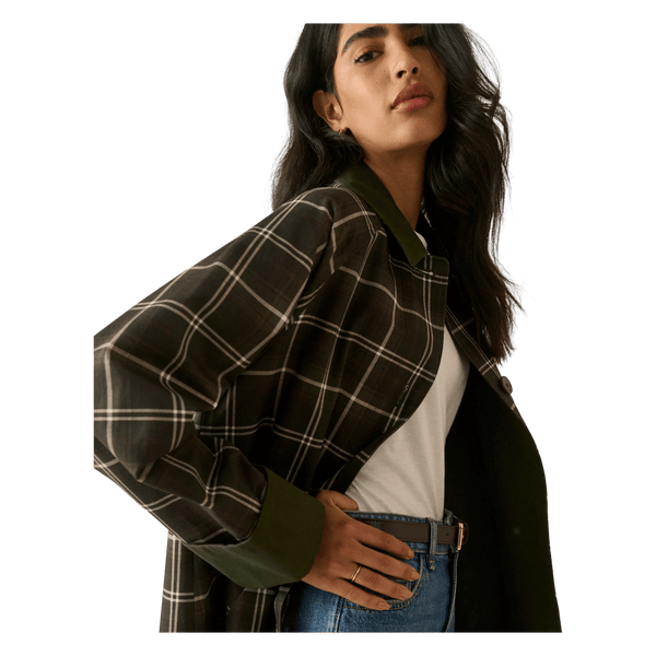 Nobody's Child Diola Tartan Diola Car Coat