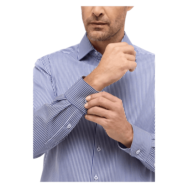 Eterna Long Sleeve Stripe Shirt
