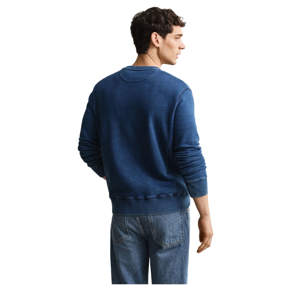GANT Indigo Crew Neck Sweat