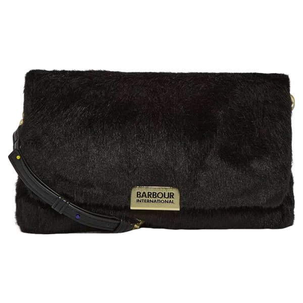 Barbour International Faux Fur Crossbody Bag