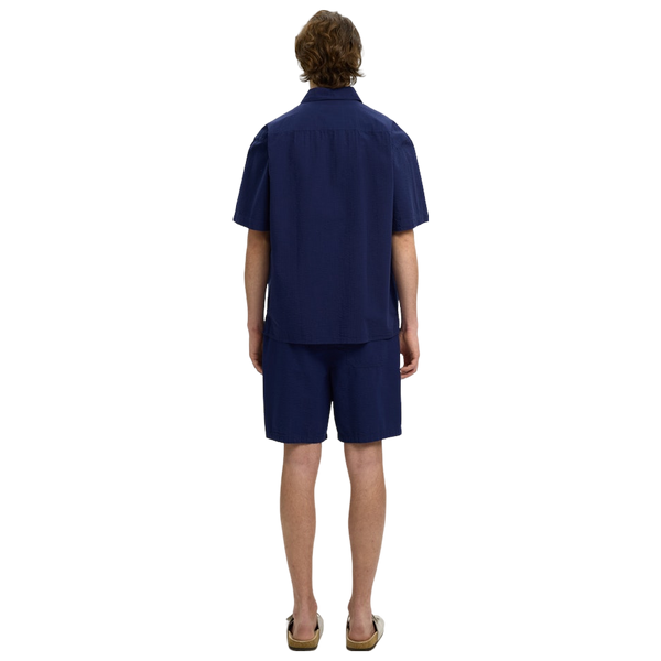 Selected Stuart Seersucker Short Sleeve Shirt