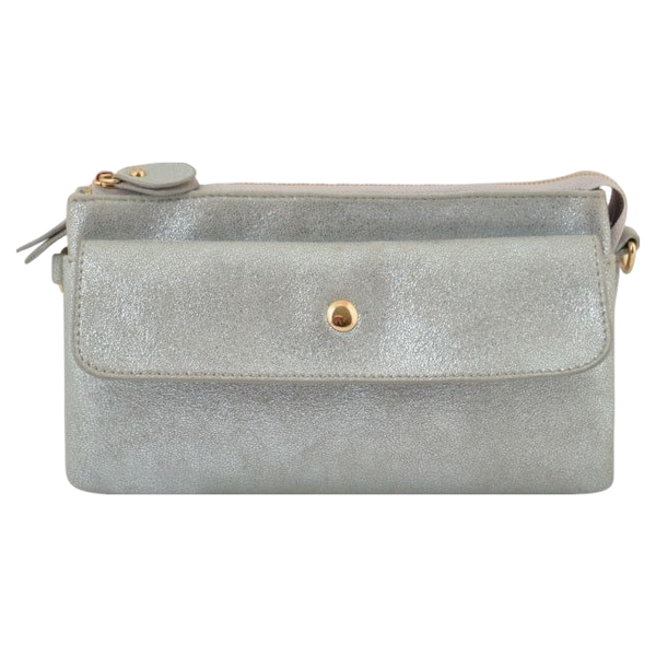 Kris-Ana Ella Clutch - Pewter