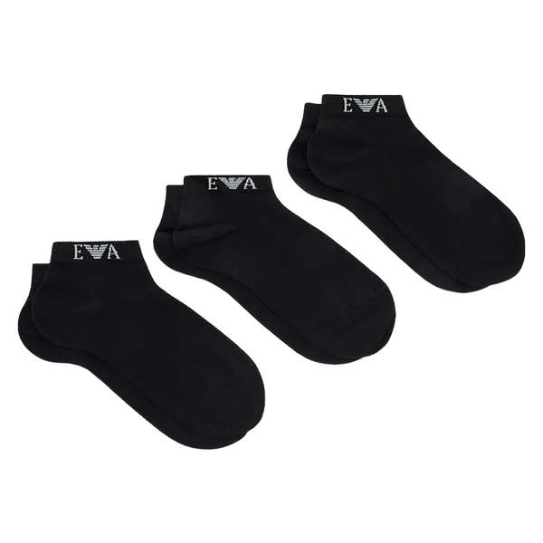 Emporio Armani 3 Pack Sneaker Socks