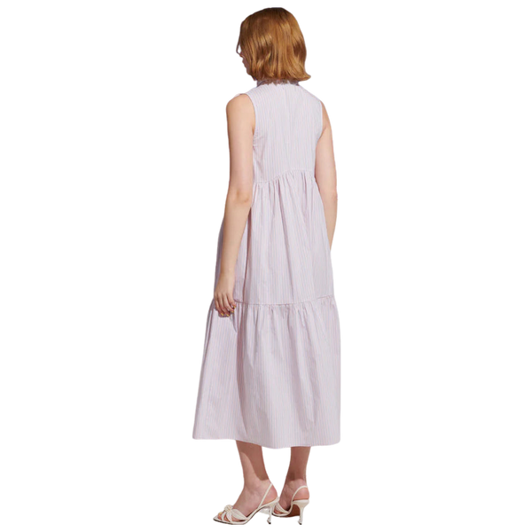 Sister Jane Wave Stripe Bow Maxi Dress