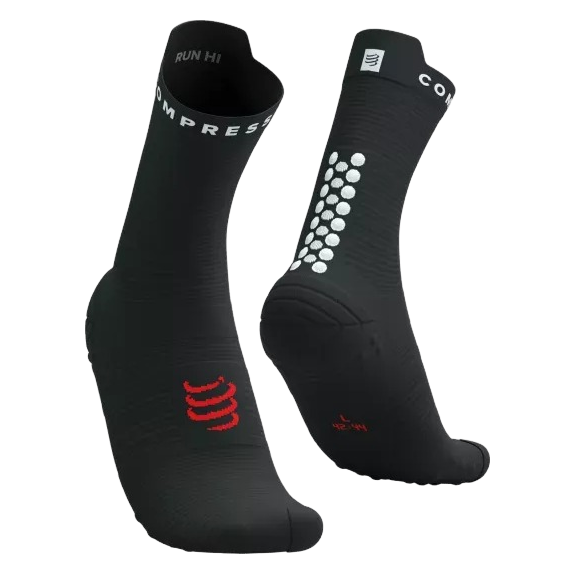 Compressport Pro Racing Socks V4.0 Run High - Black/White