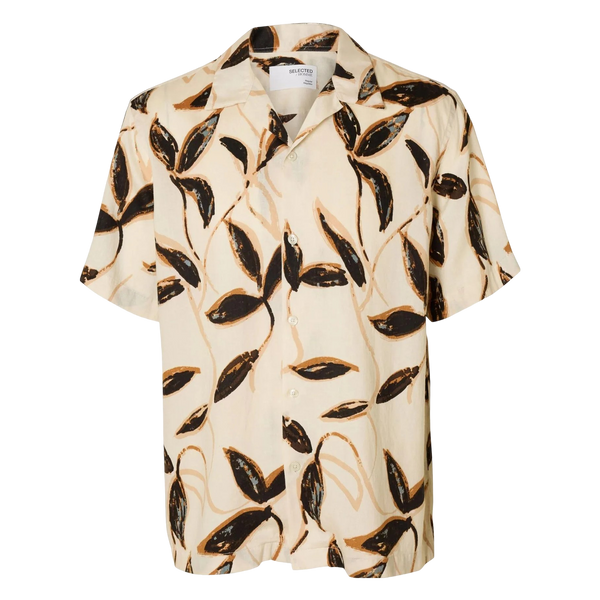 Selected Noa Mix Short Sleeve Resort Shirt