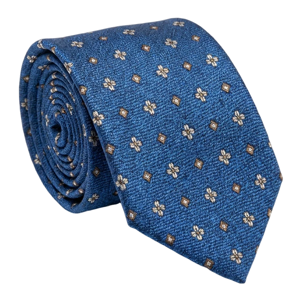 William David Floral Spaced Spot Tie