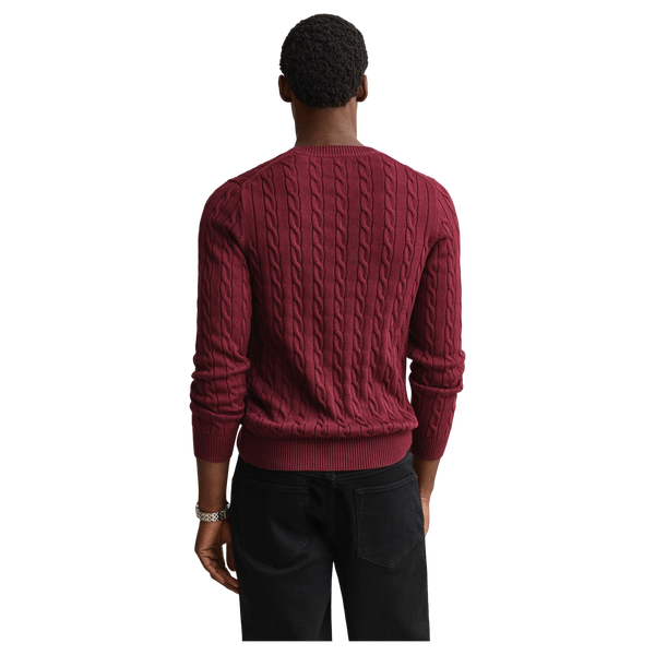 GANT Cotton Cable Crew Neck