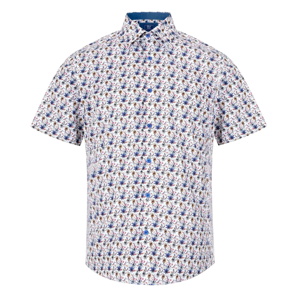 DG's Drifter Giovani Floral Print Short Sleeve Shirt