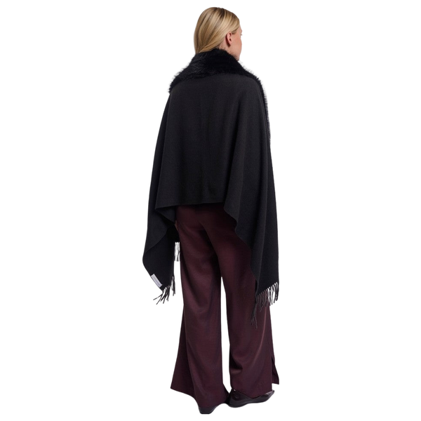 Rino & Pelle Wendy Cape With Fake Fur