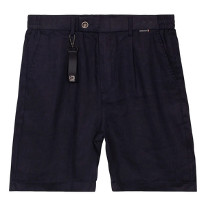 Baileys Soft Washed Linen Shorts - Navy