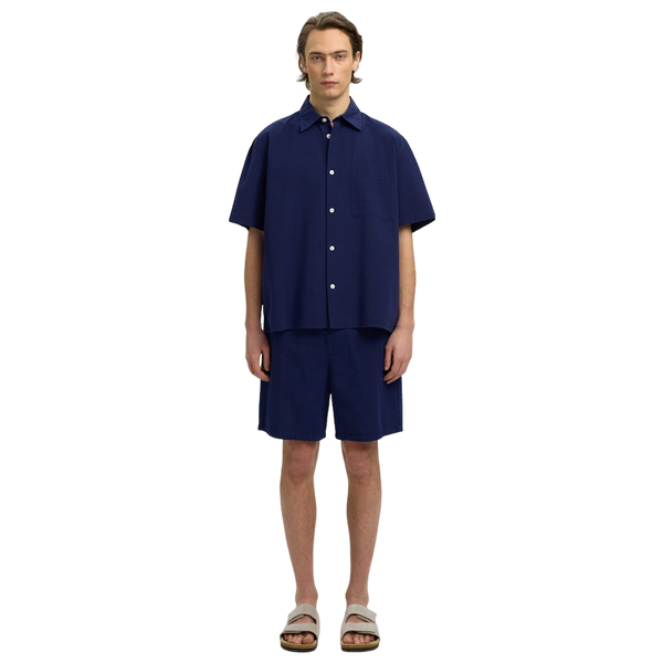 Selected Stuart Seersucker Short Sleeve Shirt
