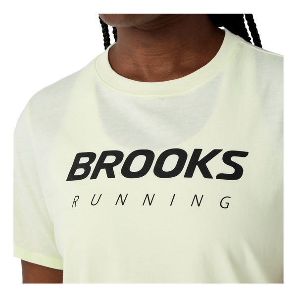Brooks Graphic Short Sleeve Tee - Luminary/Black