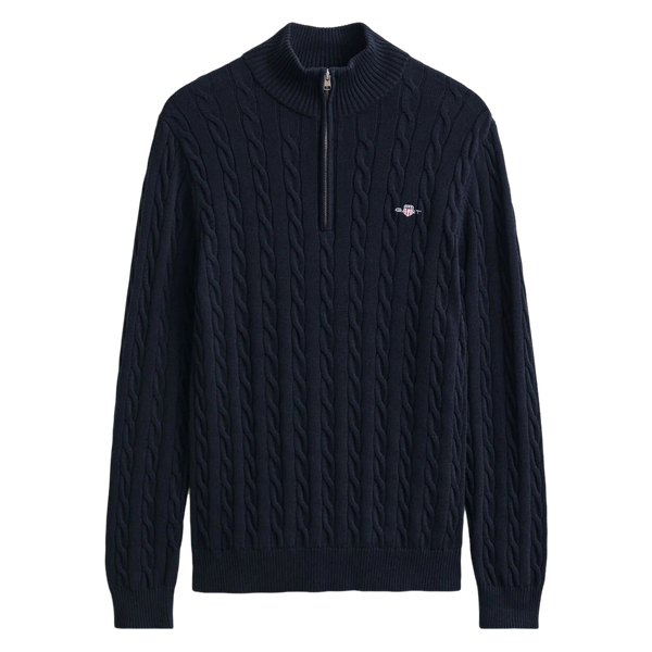 GANT Cotton Cable Half Zip