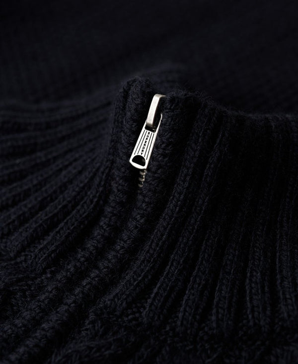 Superdry Jacob Cable Knit 1/4 Zip