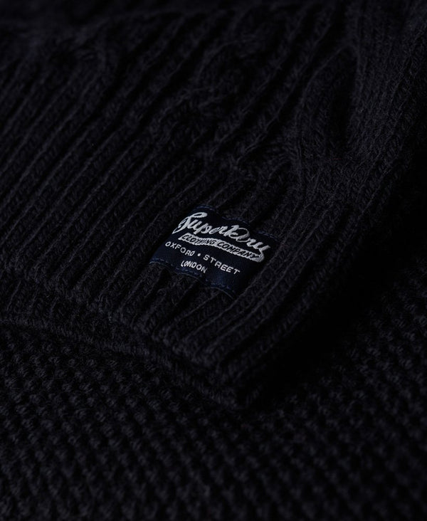 Superdry Jacob Cable Knit 1/4 Zip