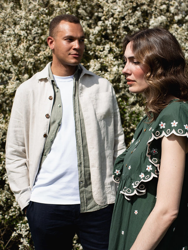 William David Linen Overshirt