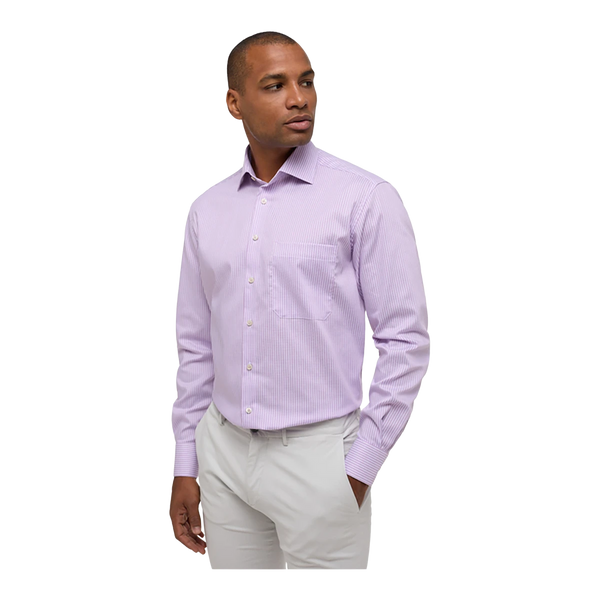 Eterna Stripe Long Sleeve Formal Shirt for Men