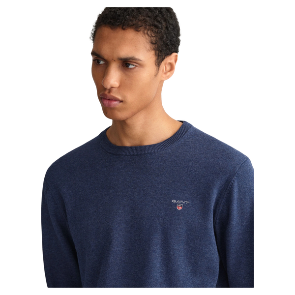 GANT Cotton Crew Neck Jumper for Men