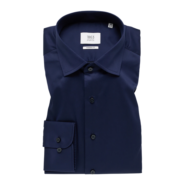 Eterna Long Sleeve Plain Shirt for Men