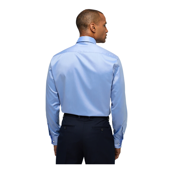 Eterna Plain Shirt With Trim for Men