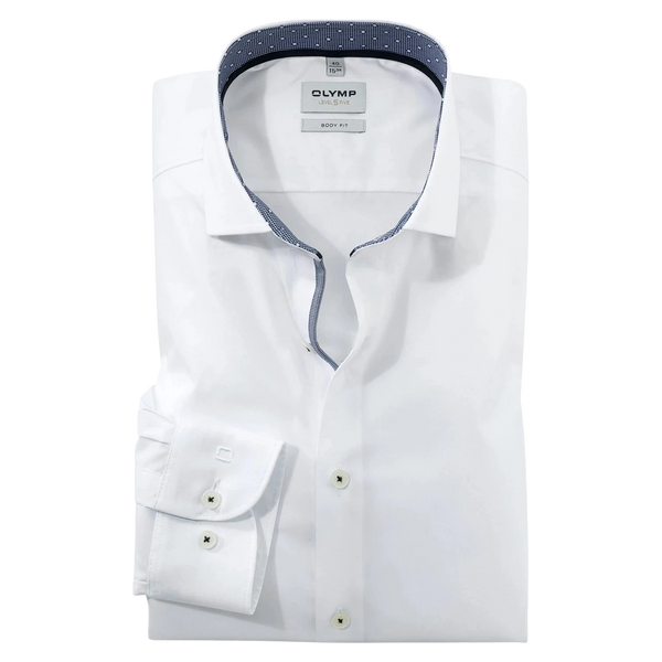 OLYMP Level 5 Body Fit Formal Shirt With Trim for Men