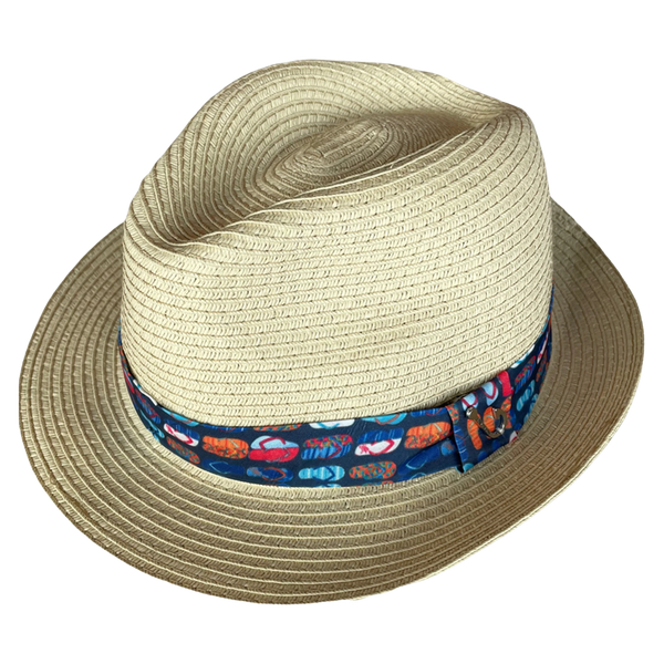A Fish Named Fred Straw Hat for Men