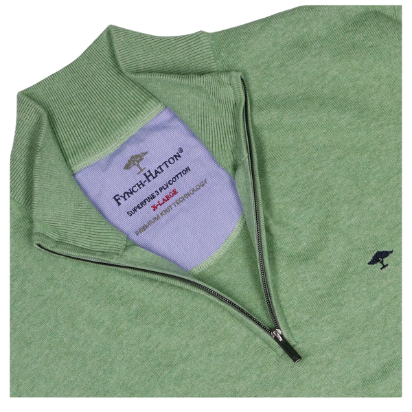 Fynch-Hatton Troyer Superfine 1/4 Zip Knit