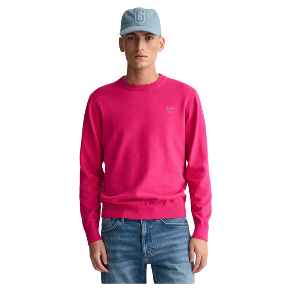 GANT Cotton Crew Neck Jumper for Men