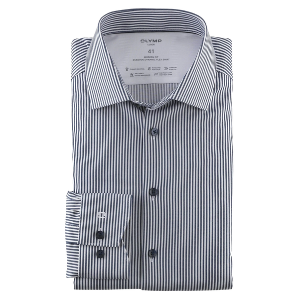 OLYMP Four Way Stretch Long Sleeve Shirt