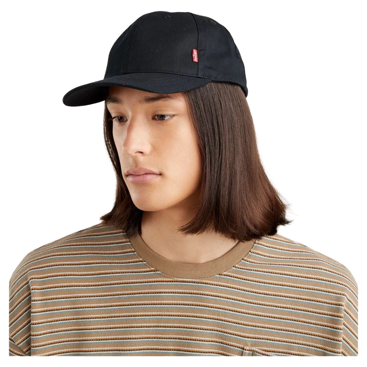 Levi s Classic Twill Red Tab Baseball Cap for Men
