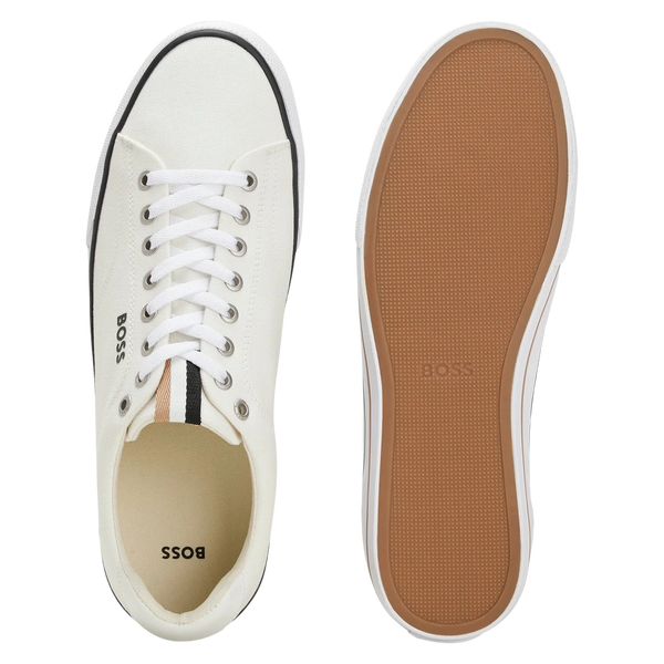 Hugo Boss Aiden Tenn Cotton-Canvas Trainers for Men