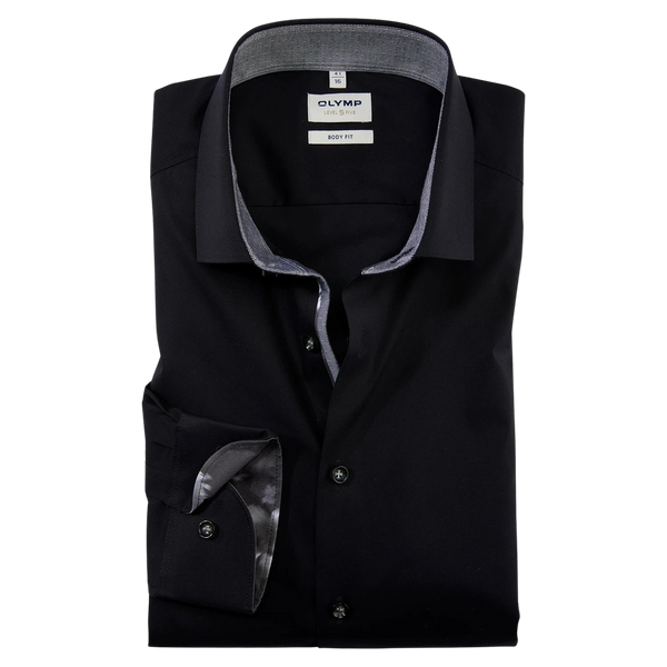 OLYMP Long Sleeve Trimmed Shirt for Men