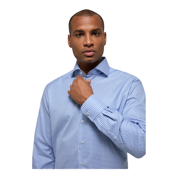 Eterna Long Sleeve Check Shirt