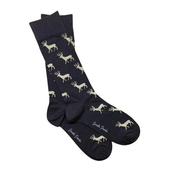 Swole Panda Stag Bamboo Socks for Men