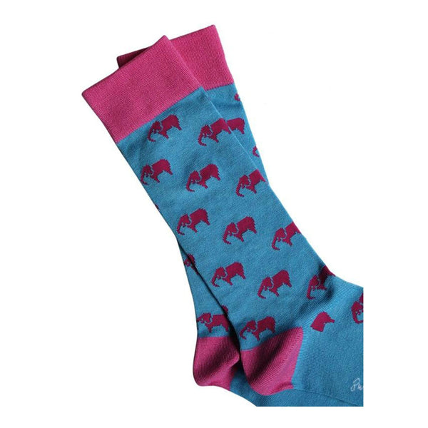 Swole Panda Elephant Bamboo Socks for Men