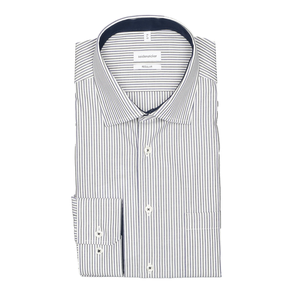 Seidensticker Regular Fit Stripe Shirt with Trim
