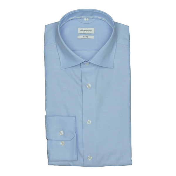 Seidensticker Tailored Fit Twill Shirt with Trim