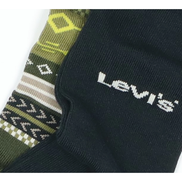 Levi's Reg Cut Fair Isle 2 Pack Socks for Men