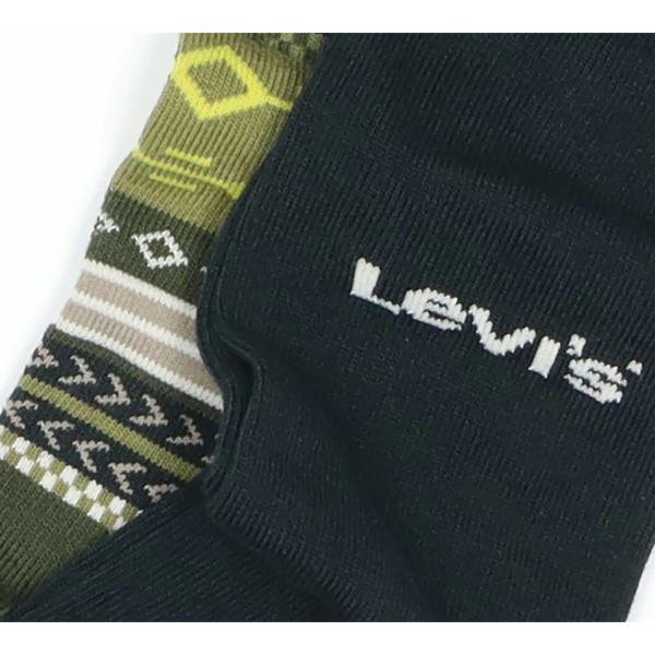 Levi's Reg Cut Fair Isle 2 Pack Socks