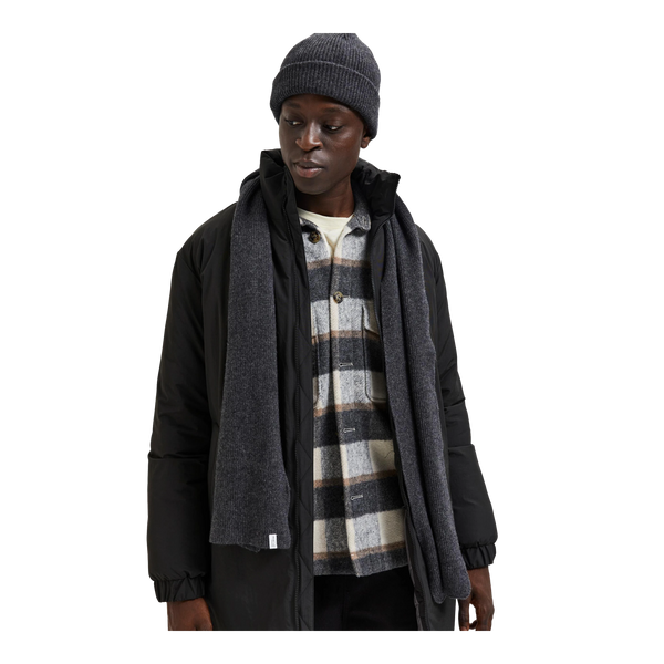 Selected Ribbed Scarf