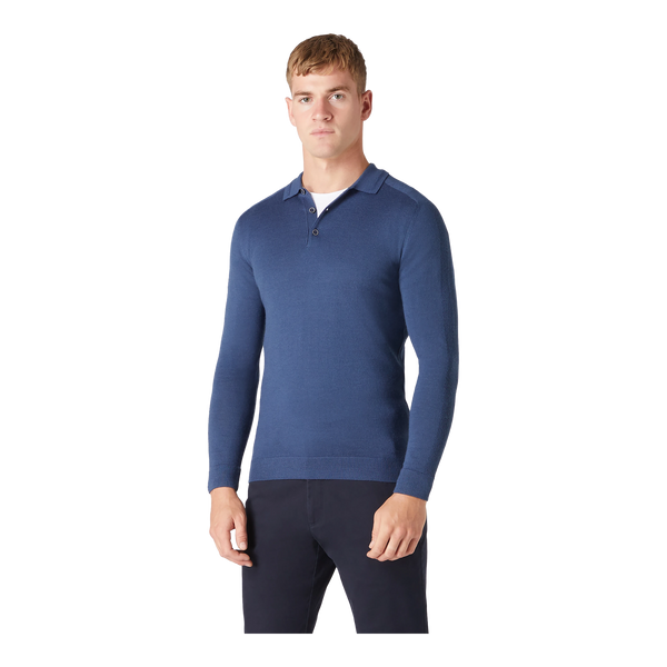 Remus Uomo Long Sleeve  Knitted Polo