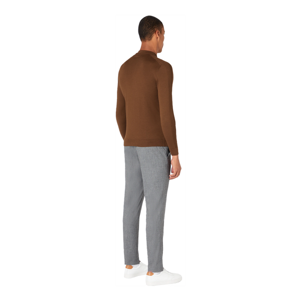 Remus Uomo Long Sleeve  Knitted Polo